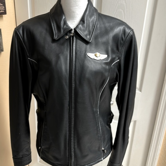 Harley-Davidson Jackets & Blazers - Harley Davidson 100 anniversary leather jacket women’s sz L